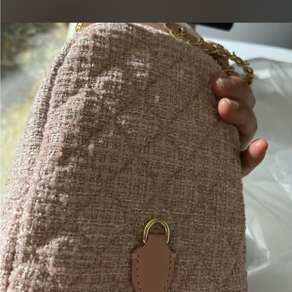 Chanel pink tweed mini backpack - Picture 2 of 4